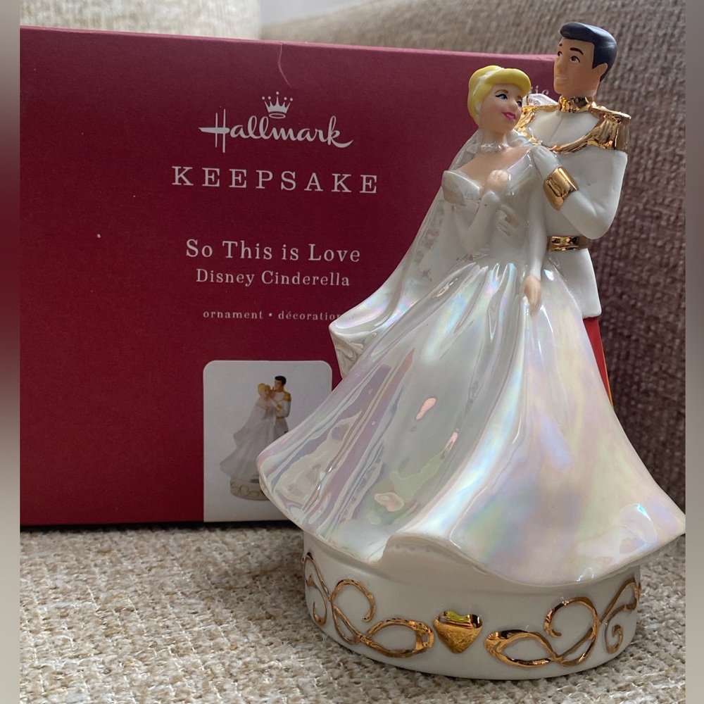 Disney Hallmark Cinderella Prince Charming So This is Love Christmas Ornament